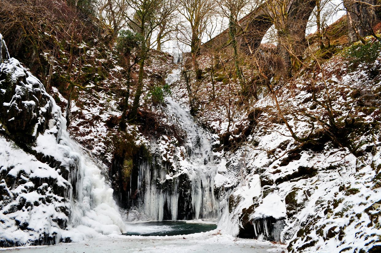 Ceunant Mawr Waterfall