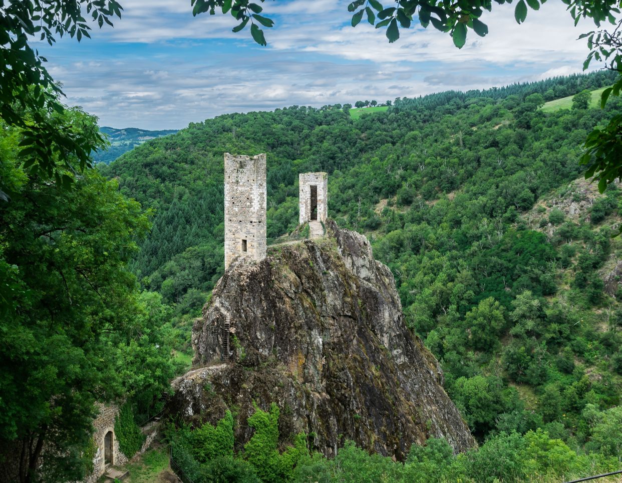 View of Castle of Peyrusse-le-Roc