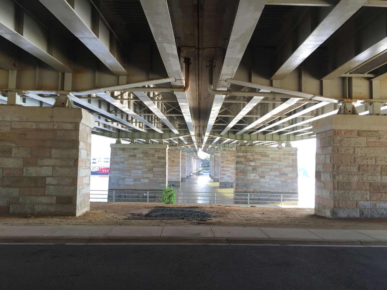 Underside of Francis Case Bridge