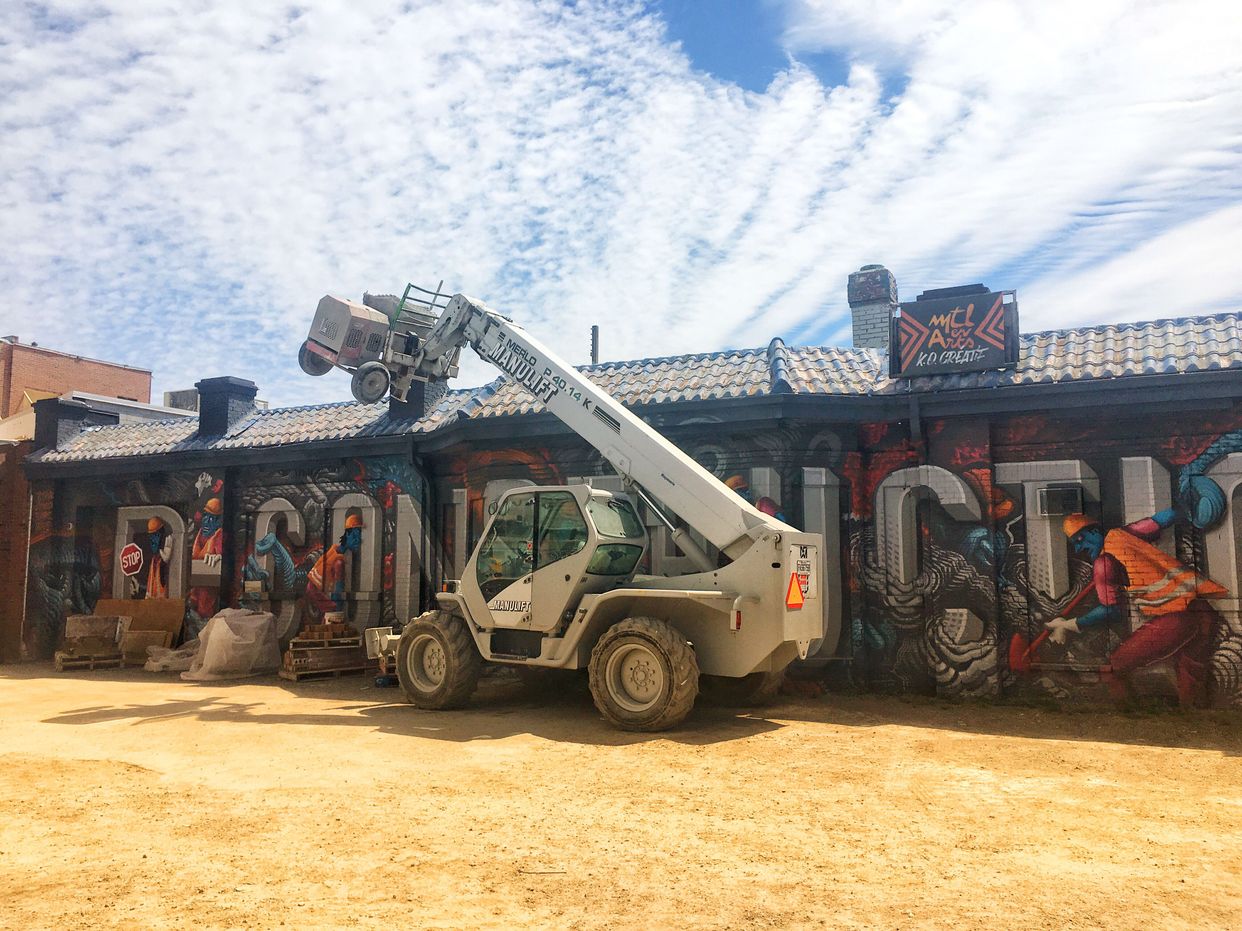 Construction Mural
