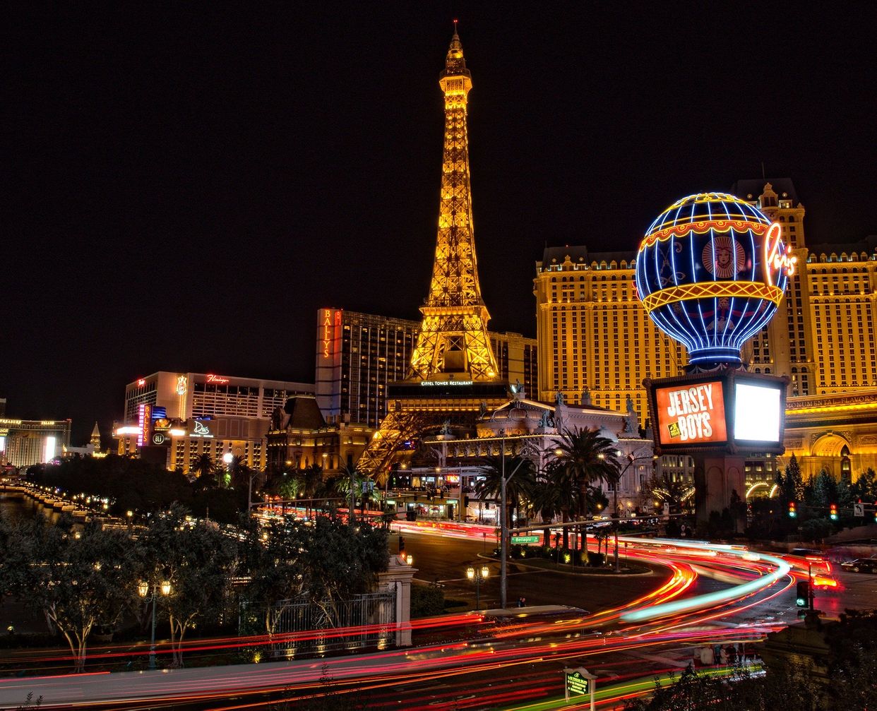 Paris Casino View from the Bellagio