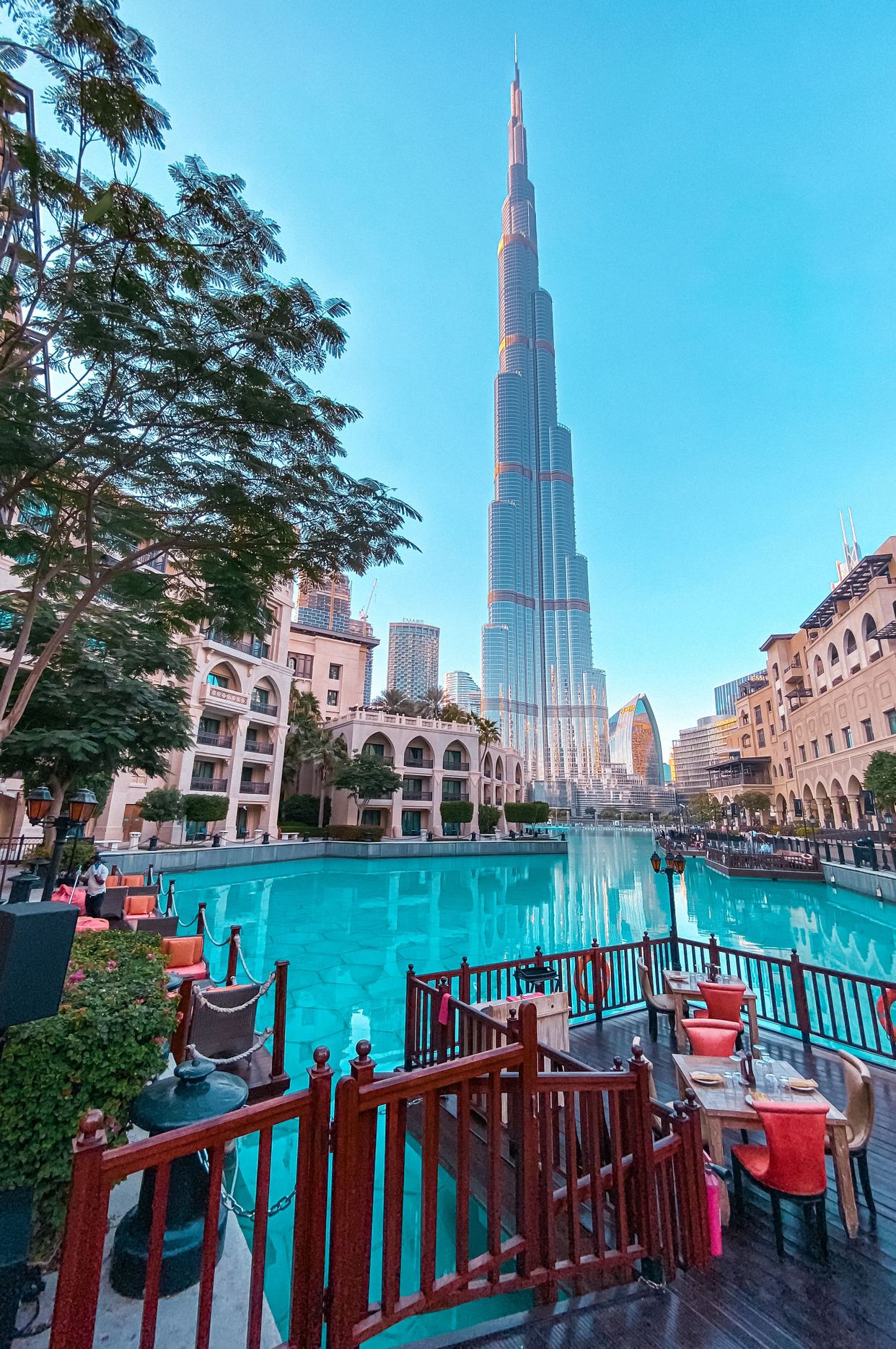 View of the Dubai Fountain