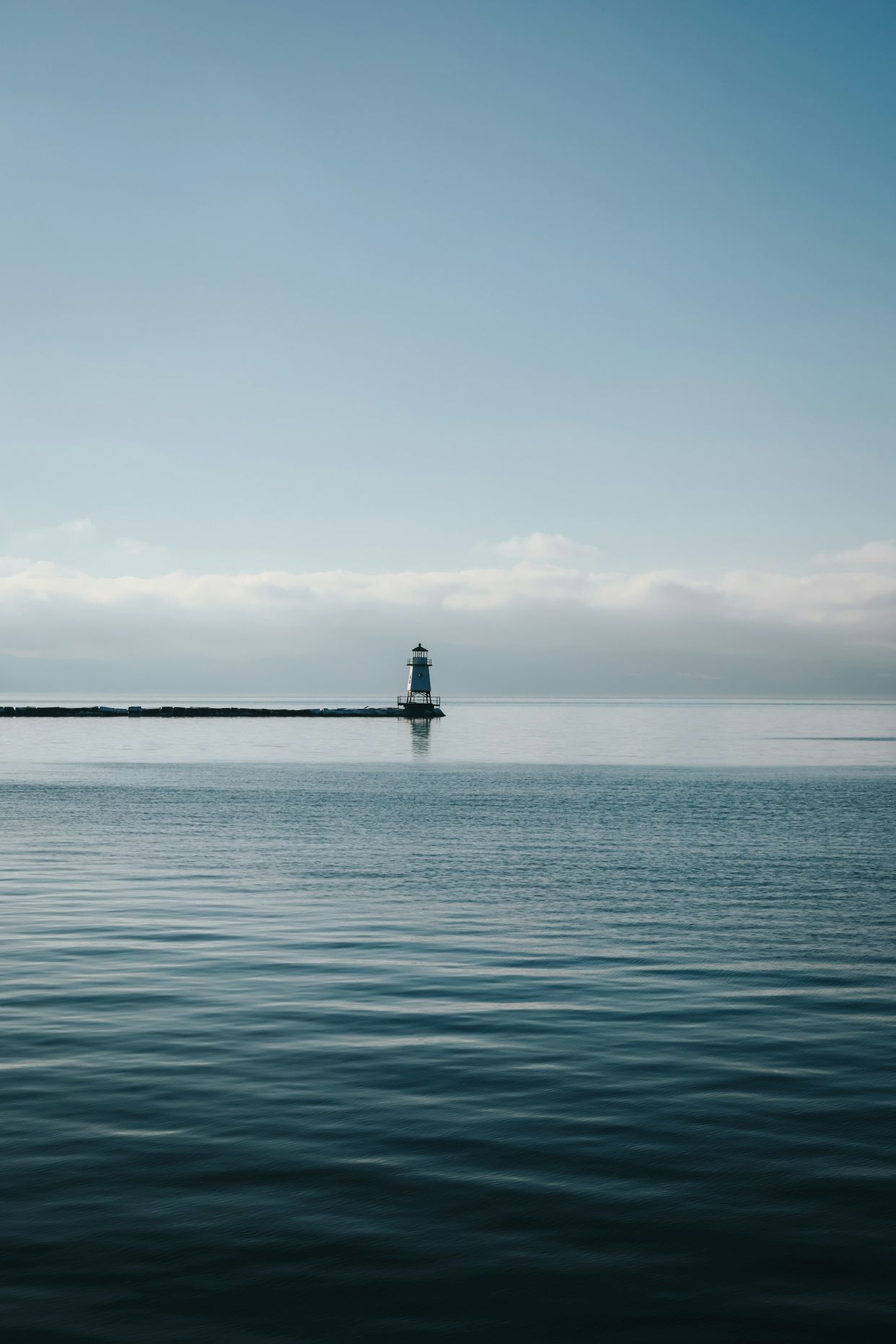Burlington Breakwater North Lighthouse Viewpoint
