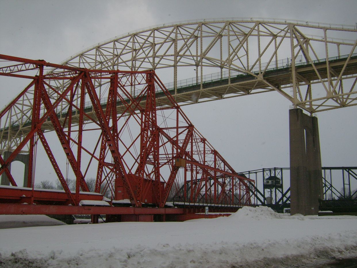 Sault Ste Marie Canal Emergency Swing Dam