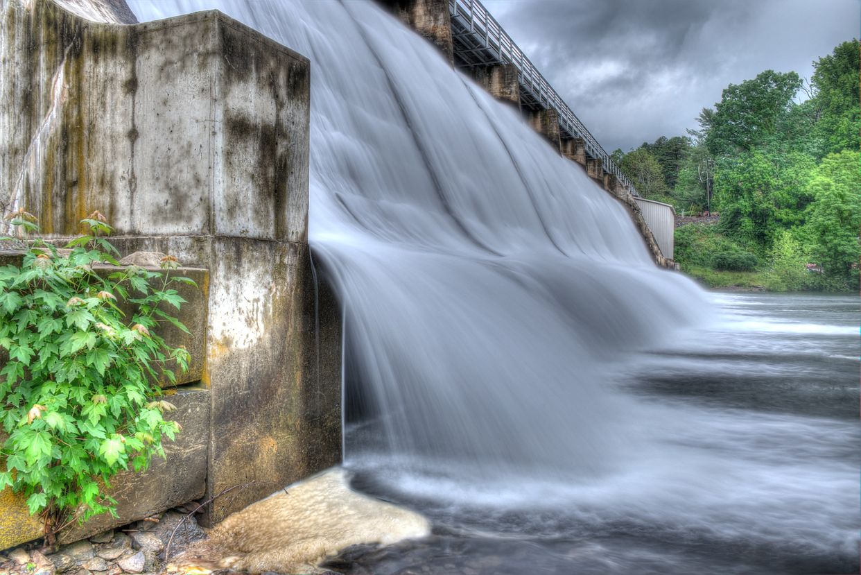 Lake Junaluska Dam.