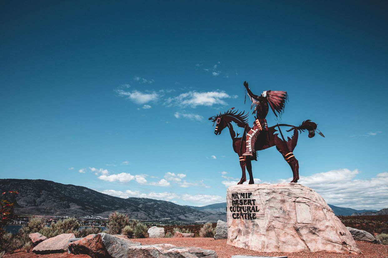 NK’MIP Desert and Heritage Centre Sculpture