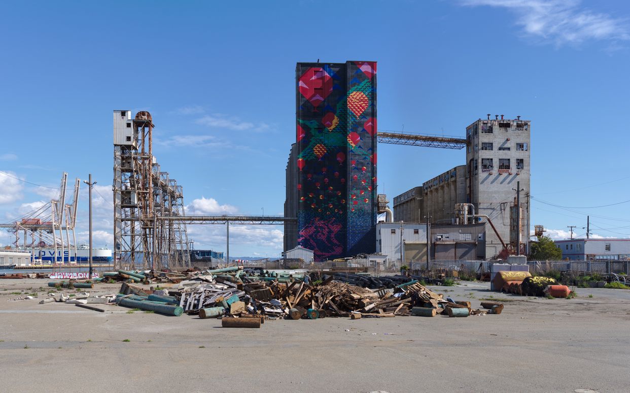 Abandoned Grain Silos