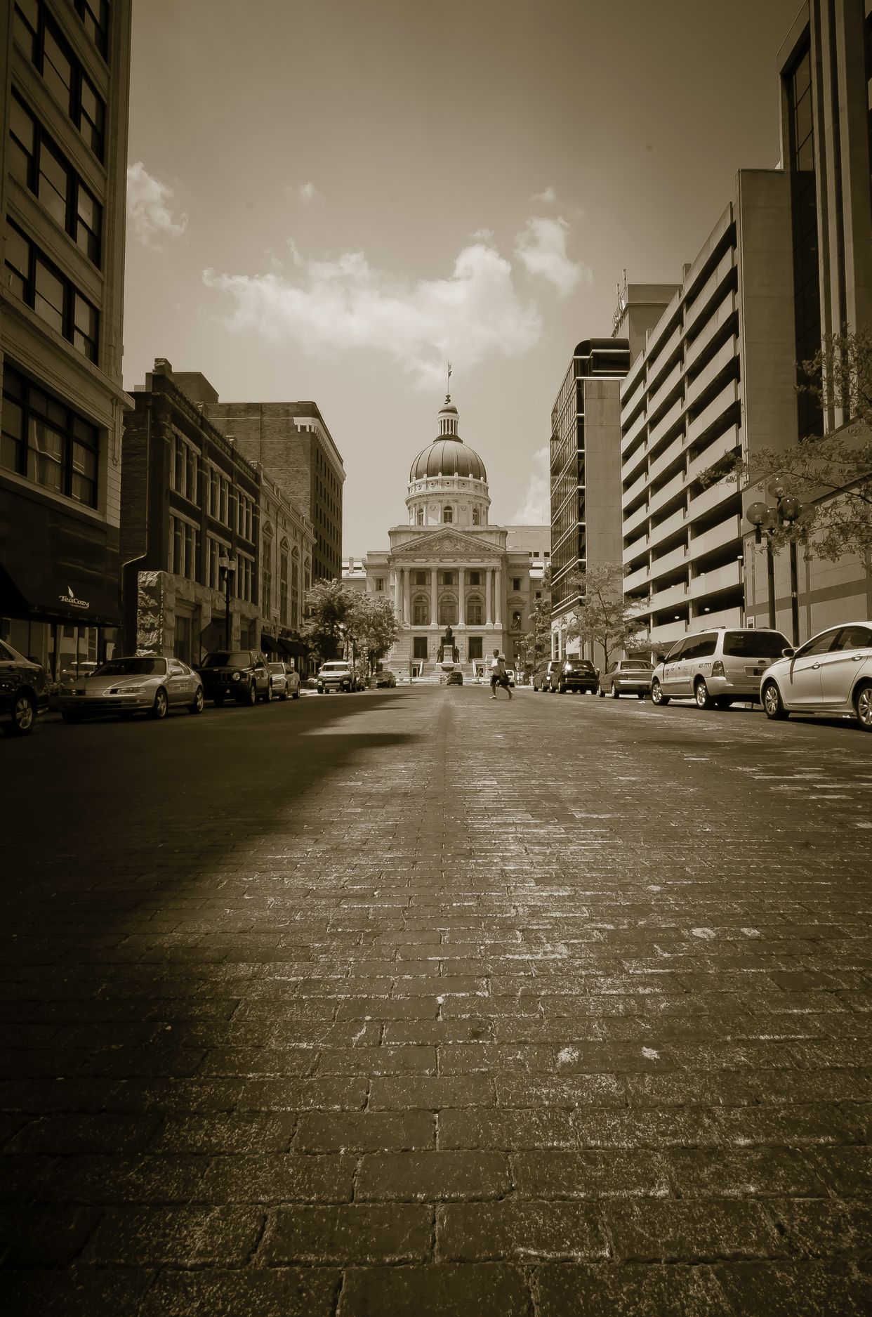 Indiana State Capitol Building View