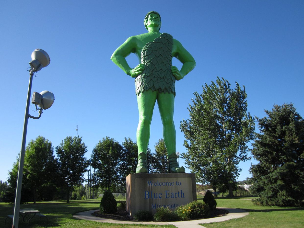 Jolly Green Giant Statue