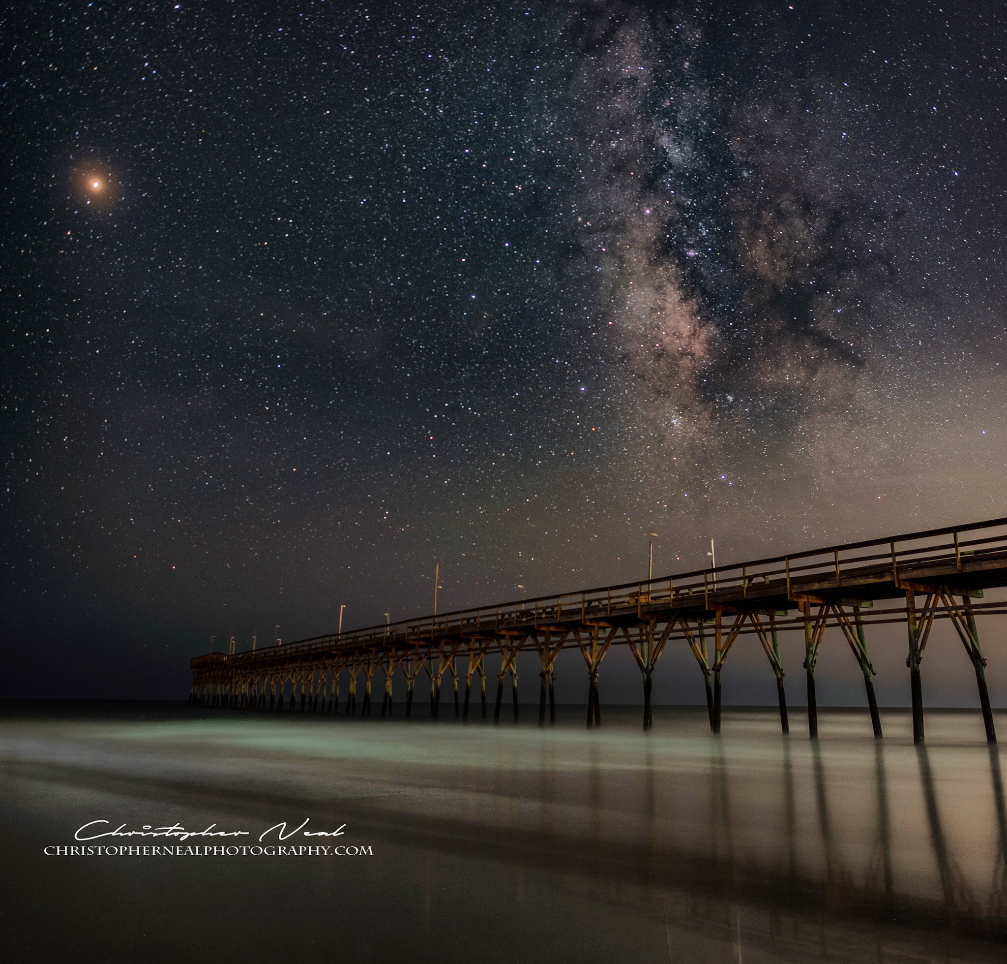 Sunset Beach Fishing Pier — Photo by christophernealphotography.com