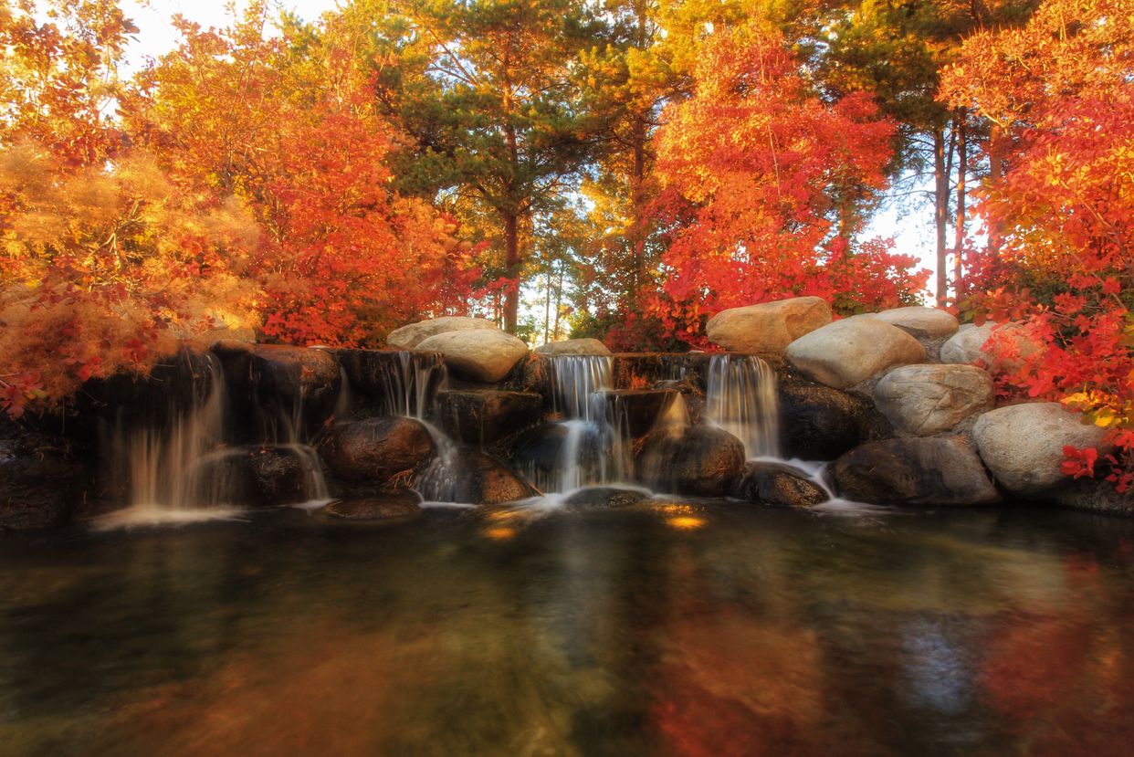 Waterfront Park Waterfalls