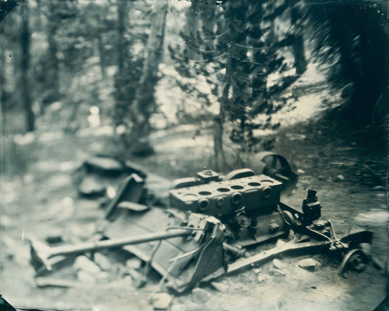 Consolidated Mine Abandoned Car