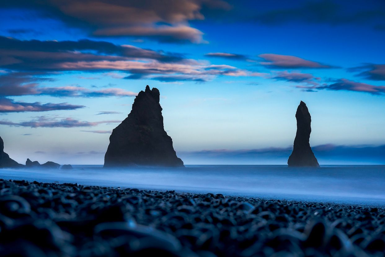 Reynisfjara Beach Sea Stacks 