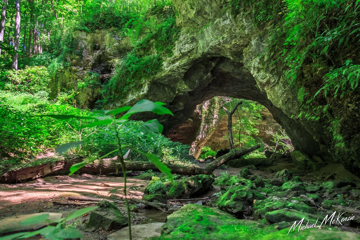 Maquoketa Caves Natural Bridge