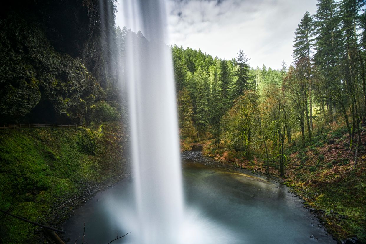 Behind South Falls 