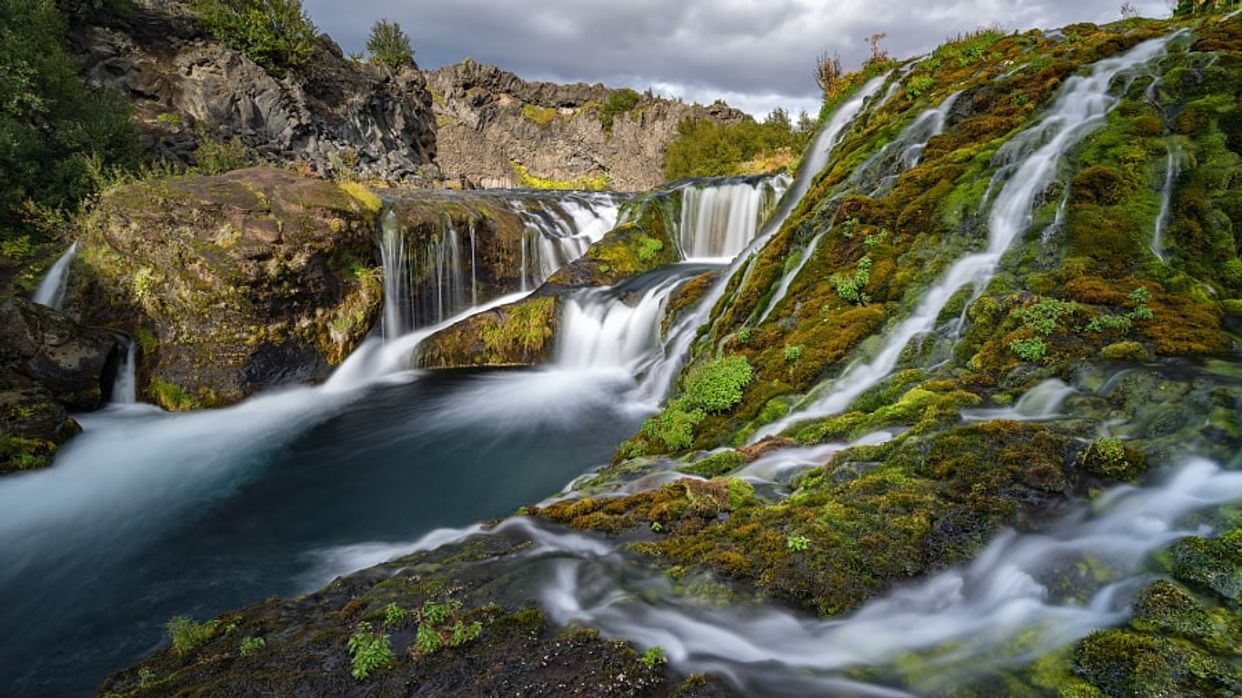 Gjáin Waterfall