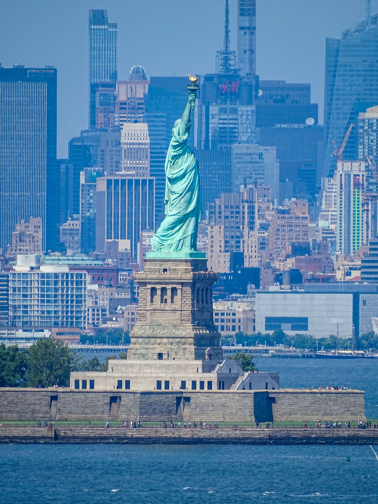 Statue of Liberty View from Port Jersey Boulevard