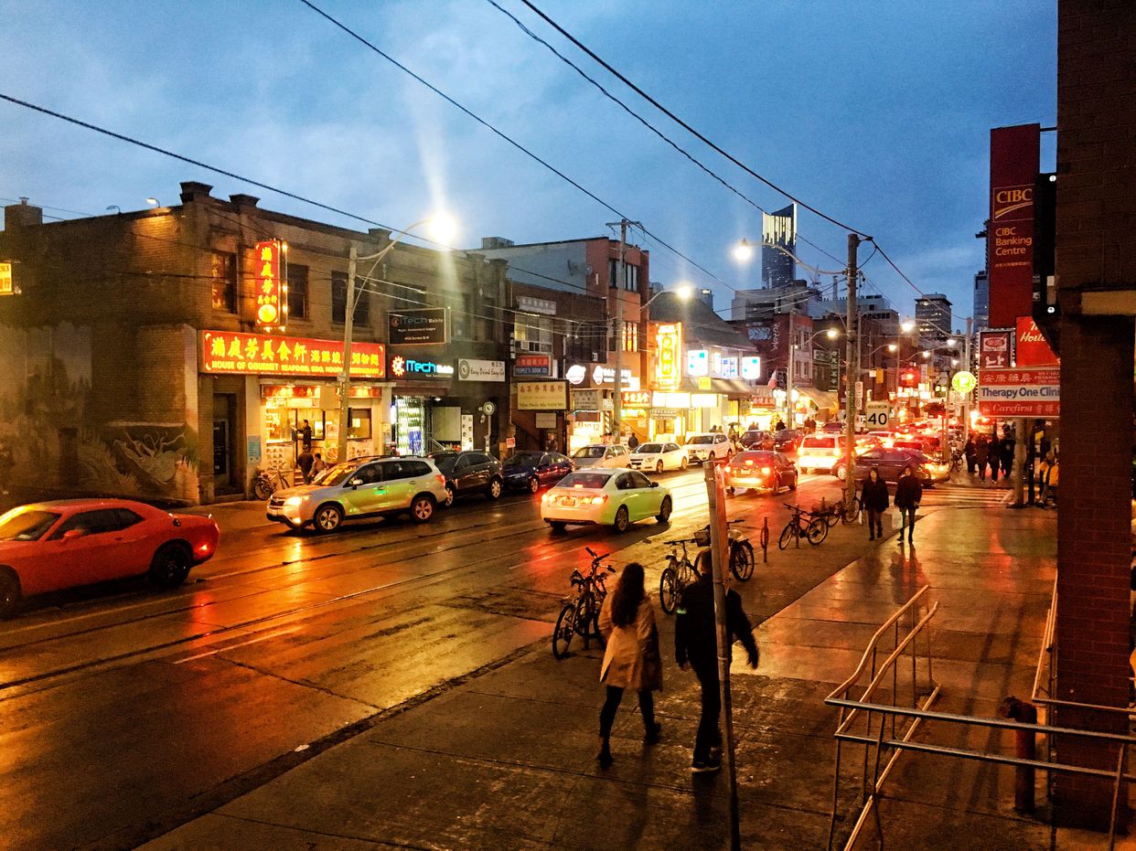 Dundas St. View of Chinatown