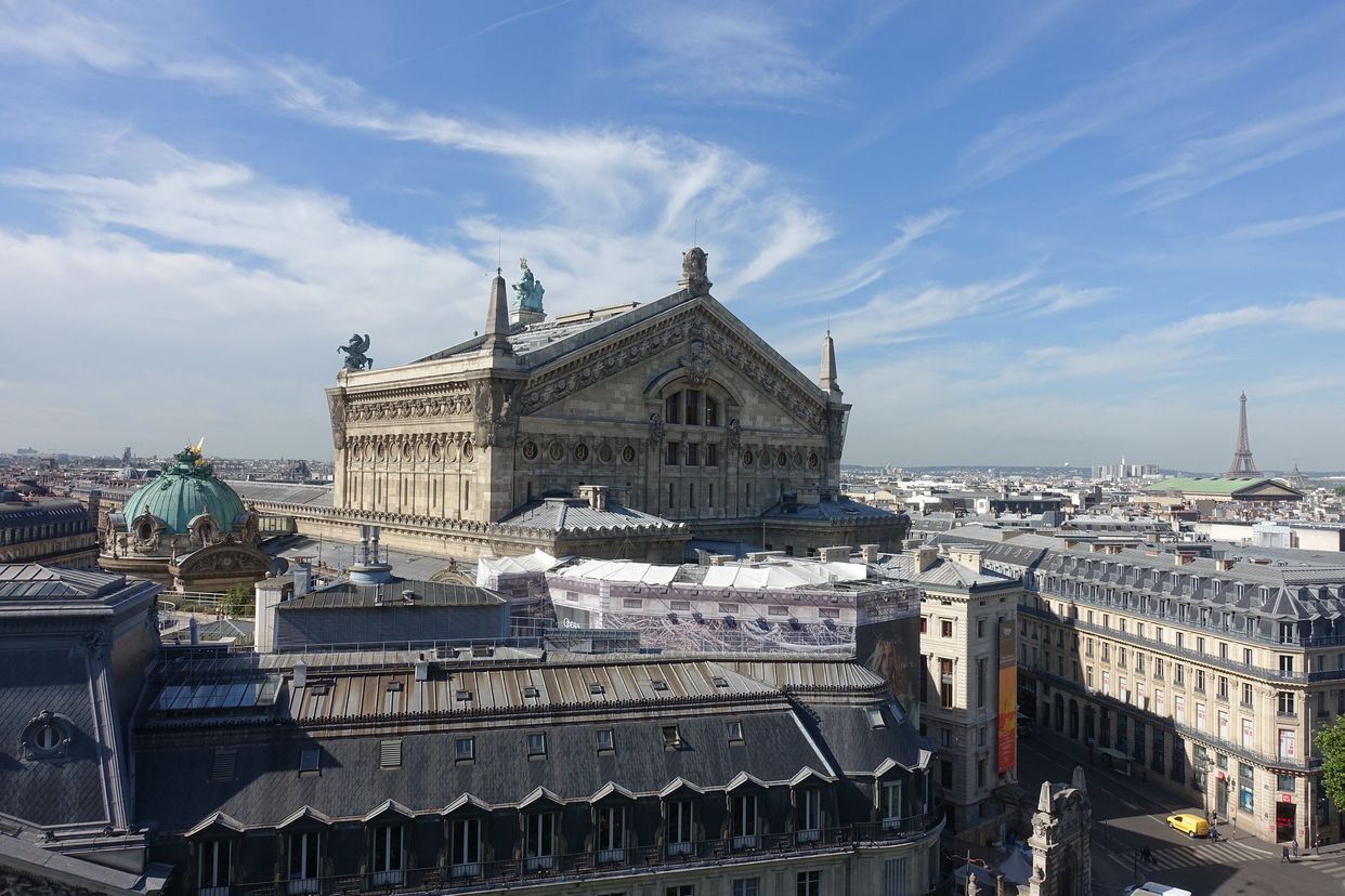 View from Printemps Rooftop