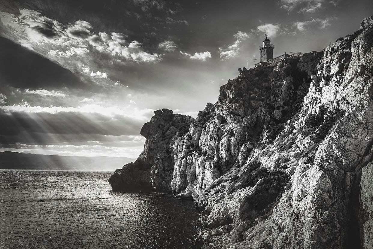 View of Cape Melagkavi Lighthouse