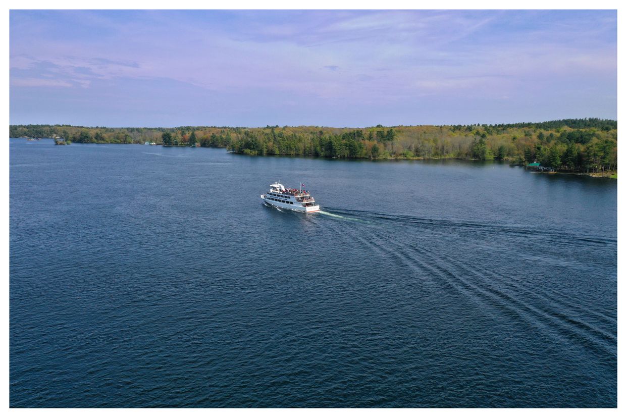 St-Lawrence River Drone View