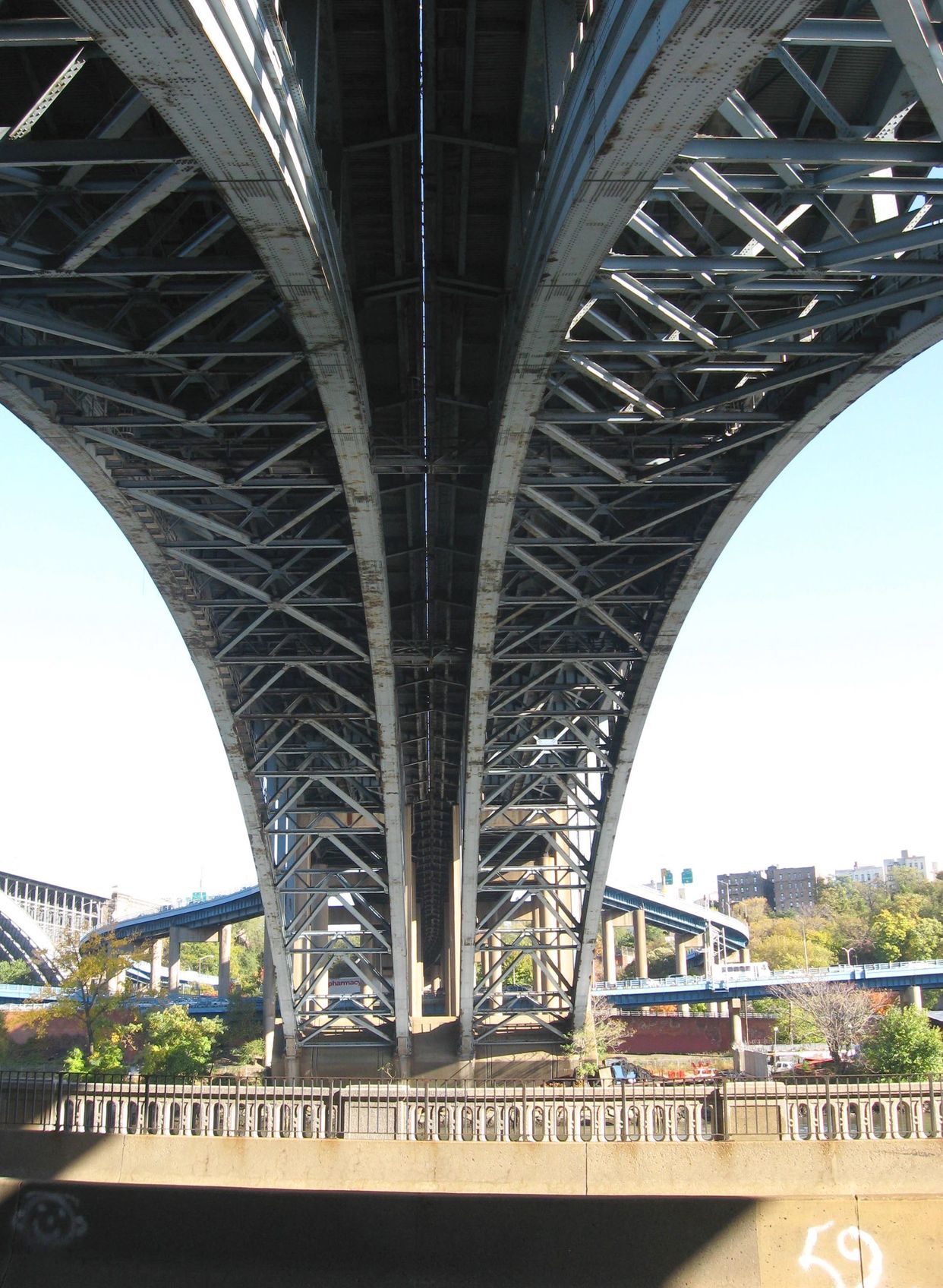 Alexander Hamilton Bridge Underside