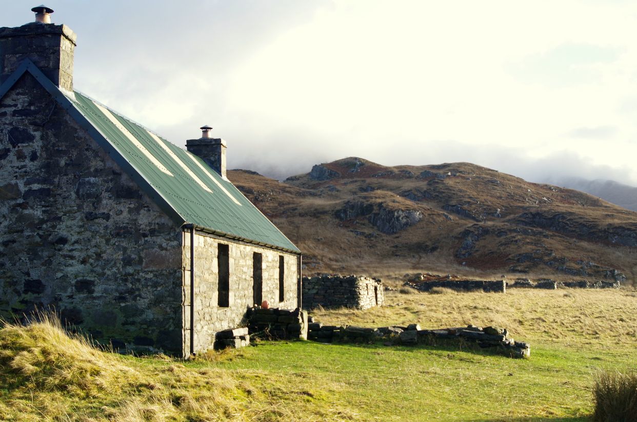 Peanmeanach Bothy and Village Ruins