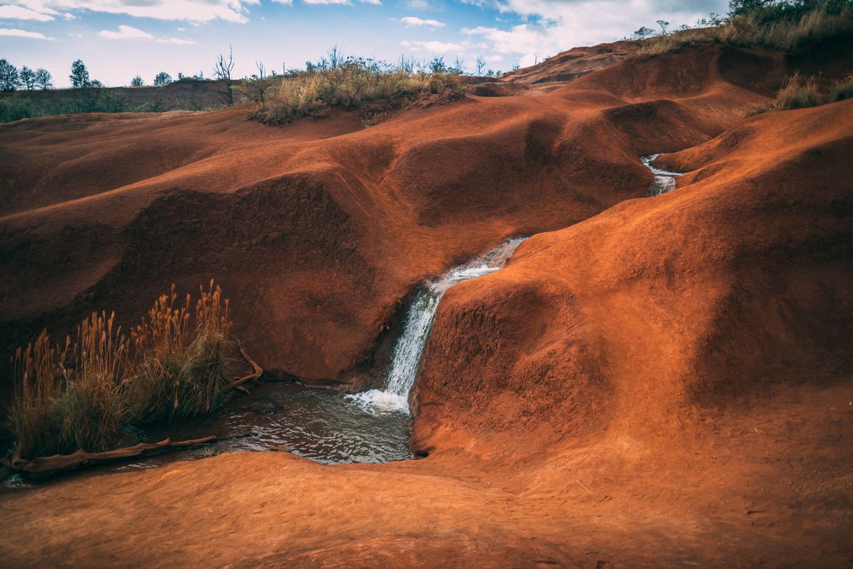 Red Dirt Waterfall
