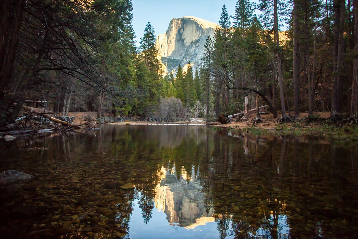 Sentinel Drive Bridge View of the Half Dome