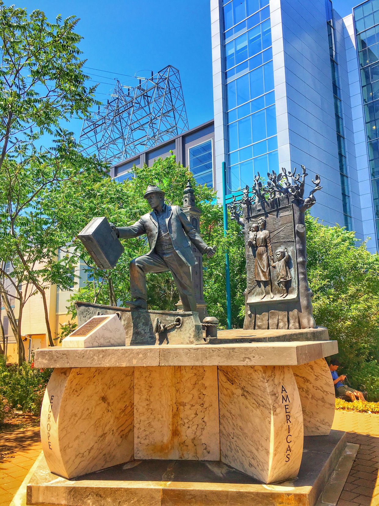 The Emigrant Statue
