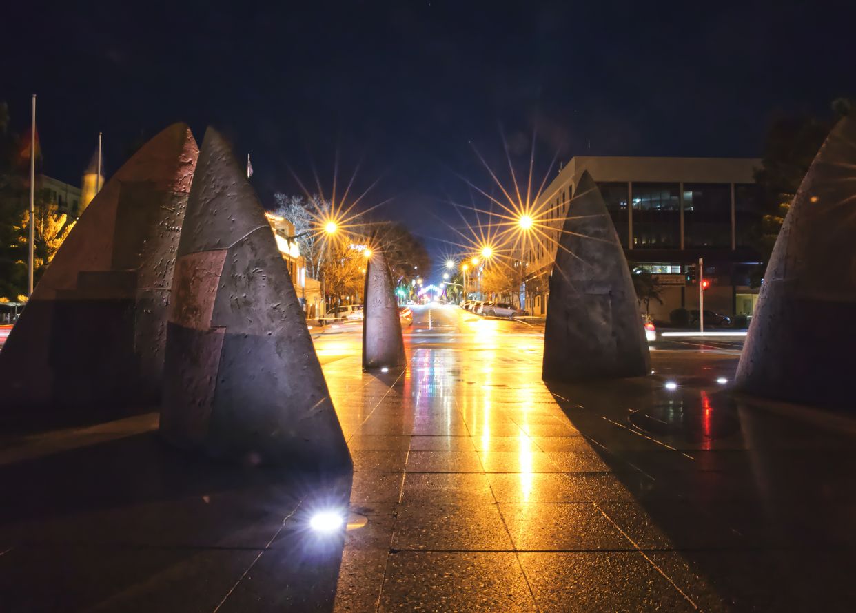 Shark Fin Sculptures
