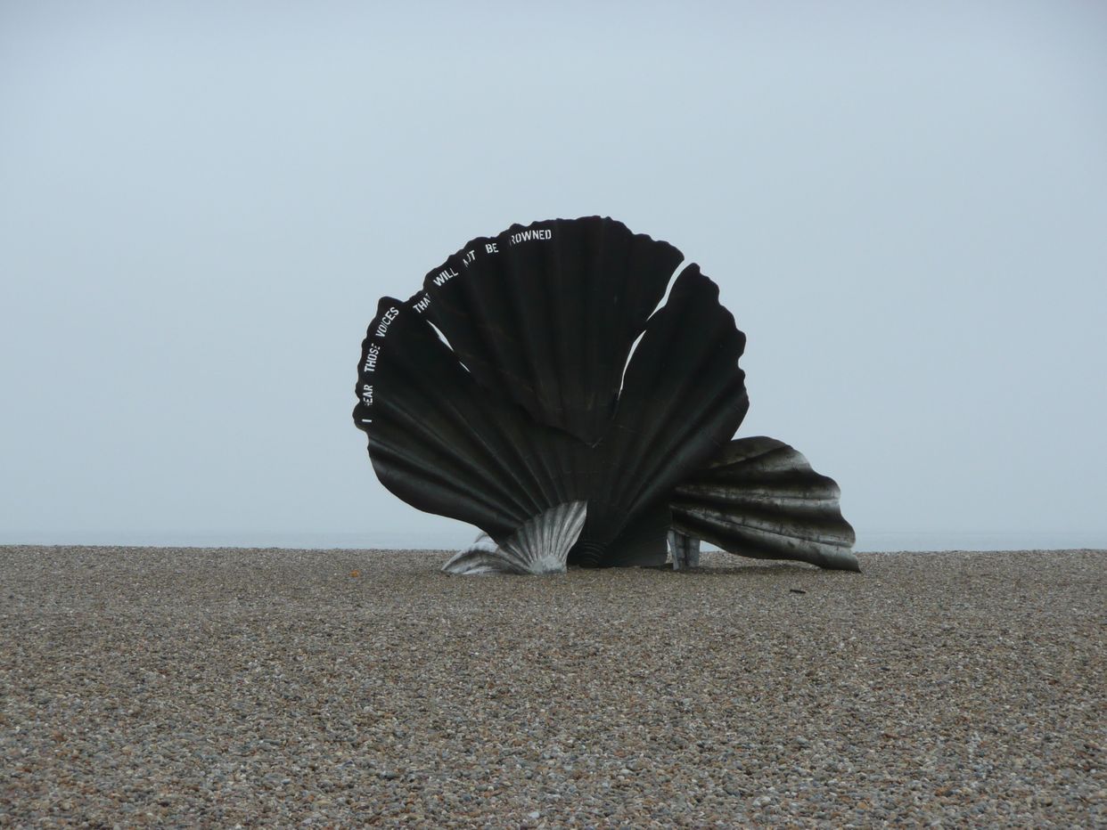 The Scallop at Aldeburgh Beach