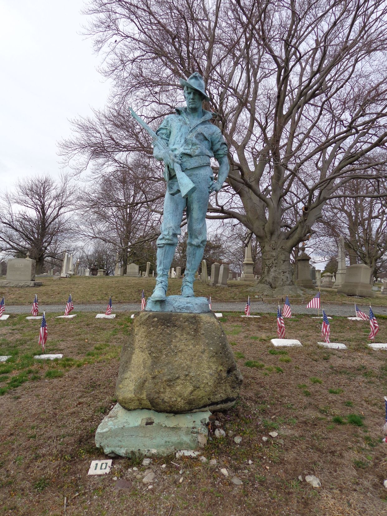 The Hiker Monument