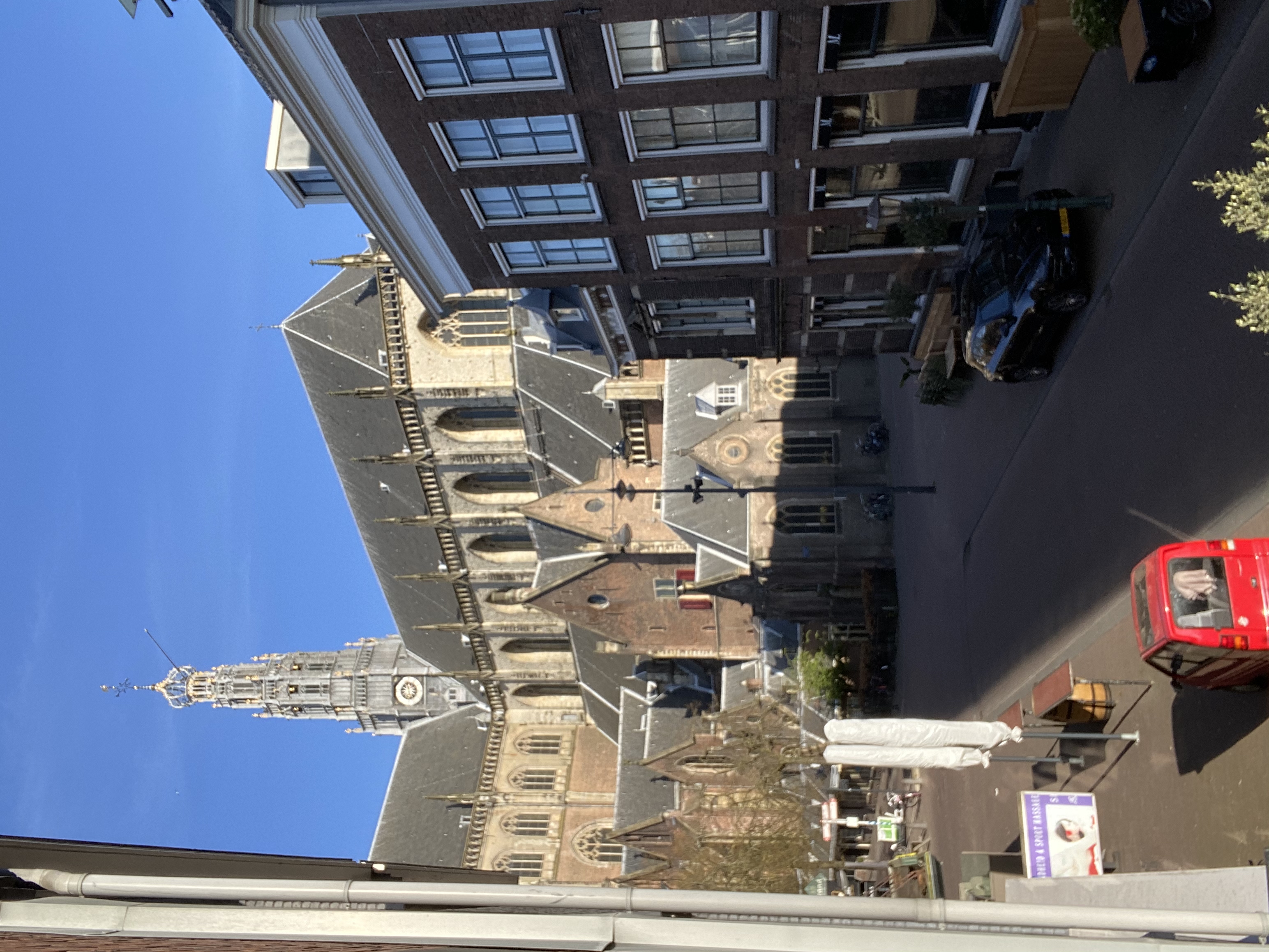 View of St. Bavo Church in Haarlem — Photo by janavtl