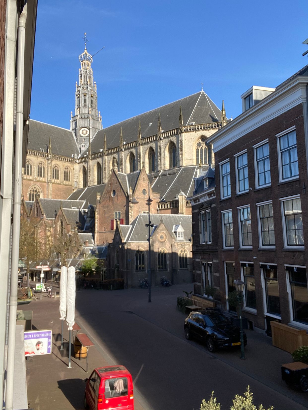 View of St. Bavo Church in Haarlem