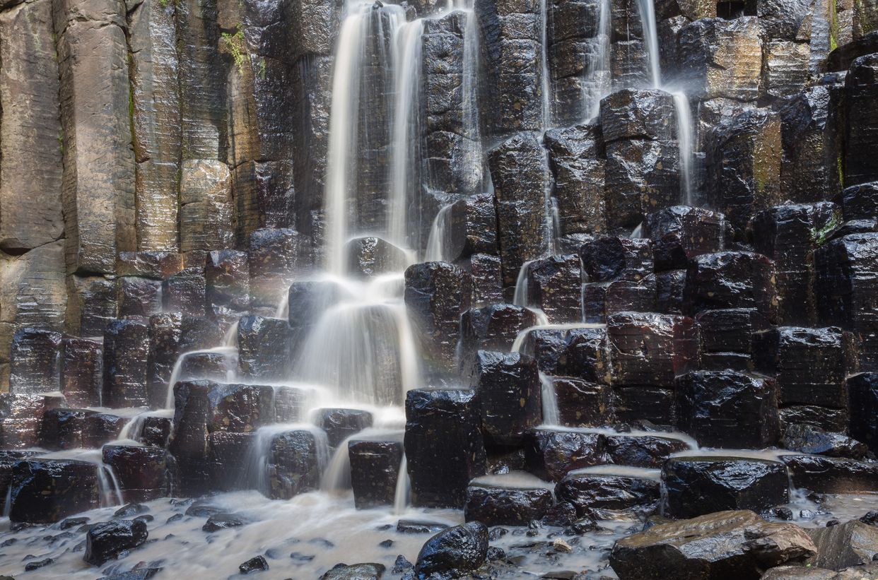 Basalt Prism Waterfall