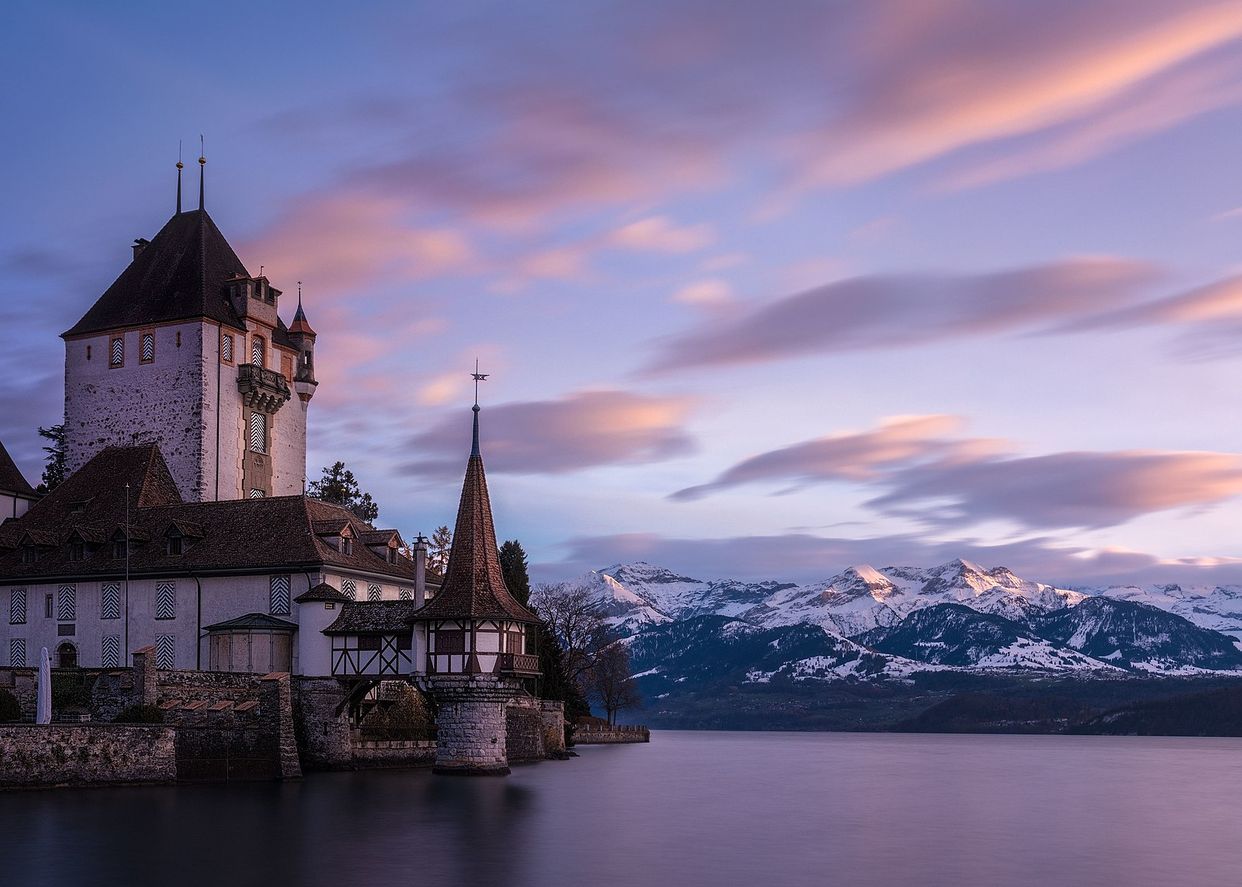 View of Oberhofen Castle
