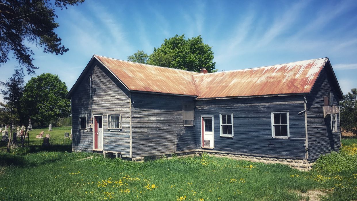 Abandoned Home By the Graveyard