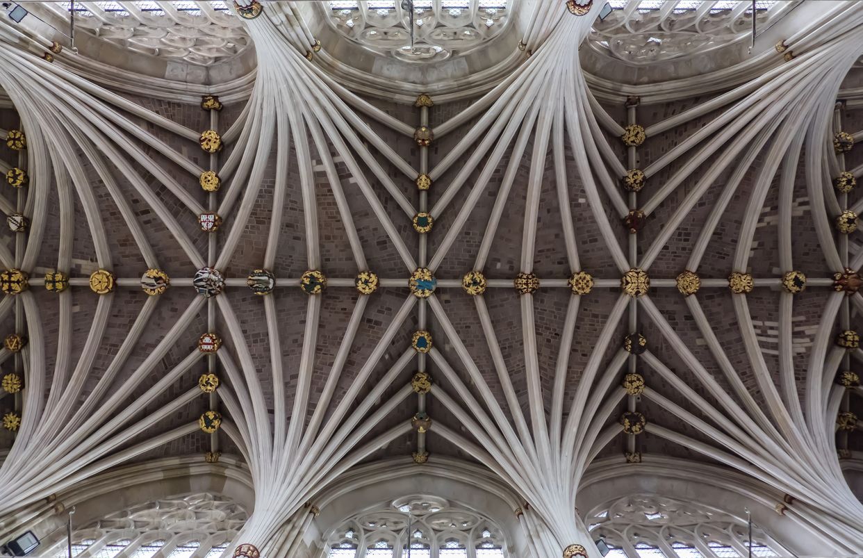 Exeter Cathedral Vaulted Ceiling