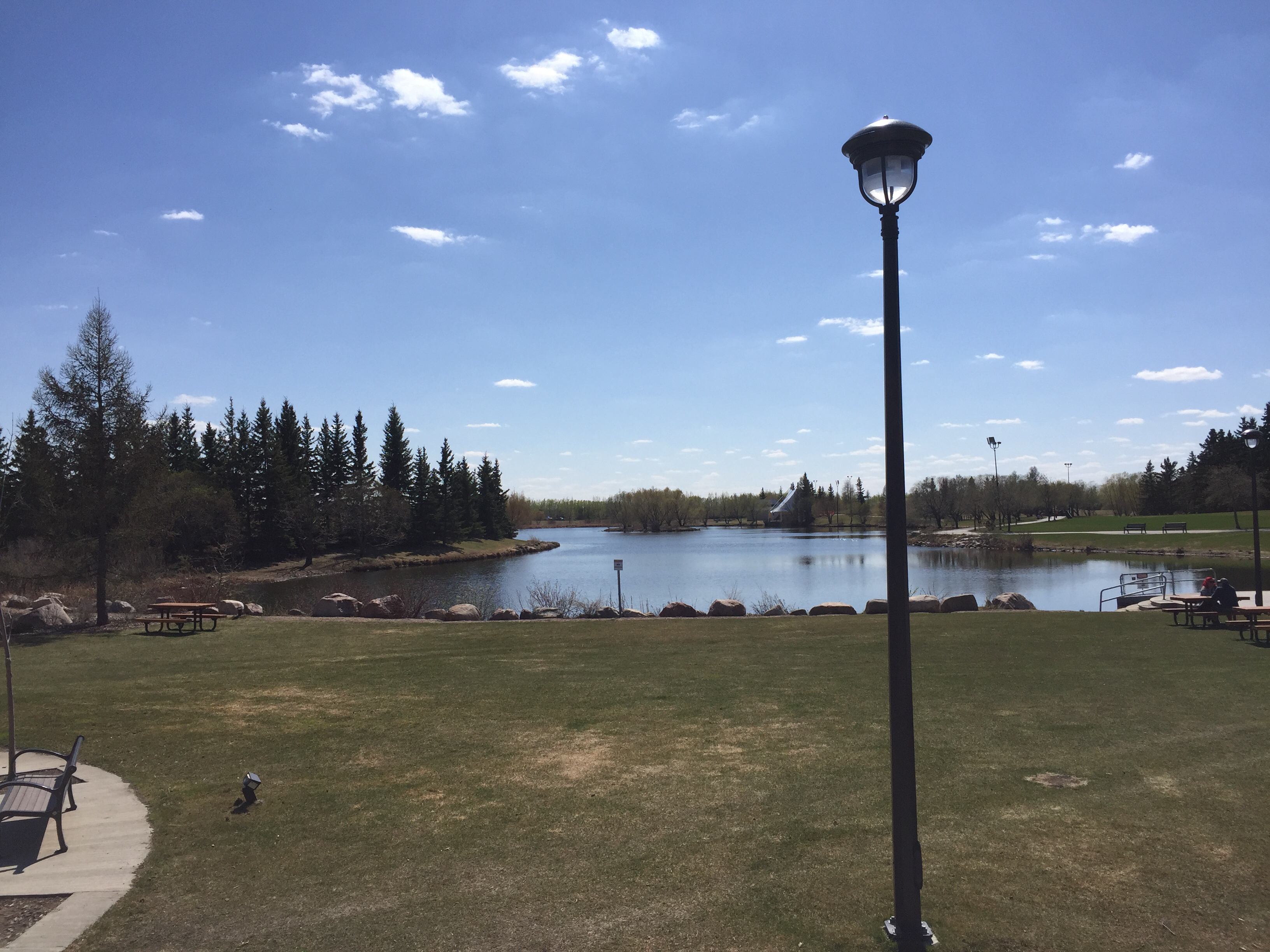 Bud Miller All Seasons Park Fish Pond — Photo by Cyndi