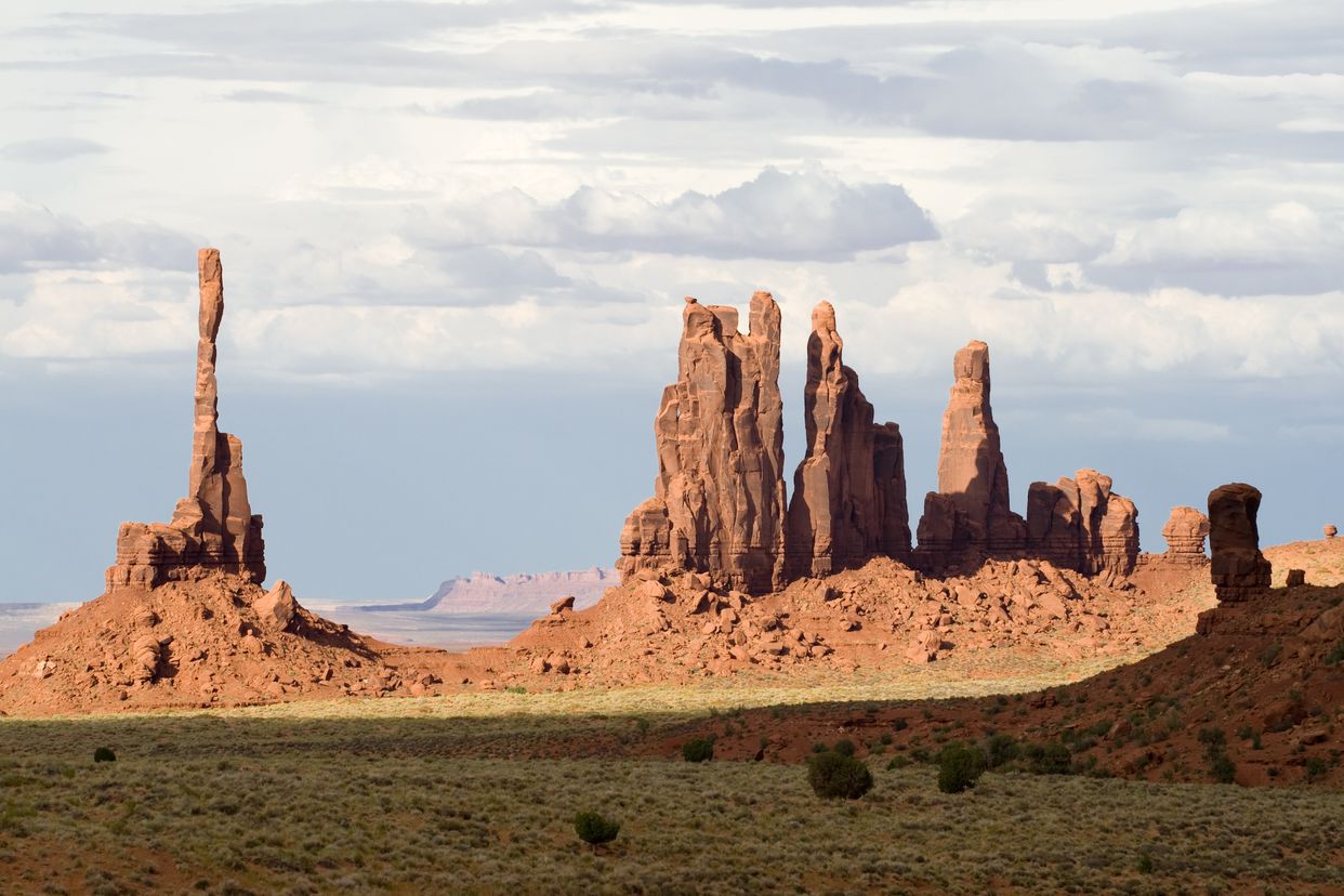 Totem Pole and Yei Bi Chei