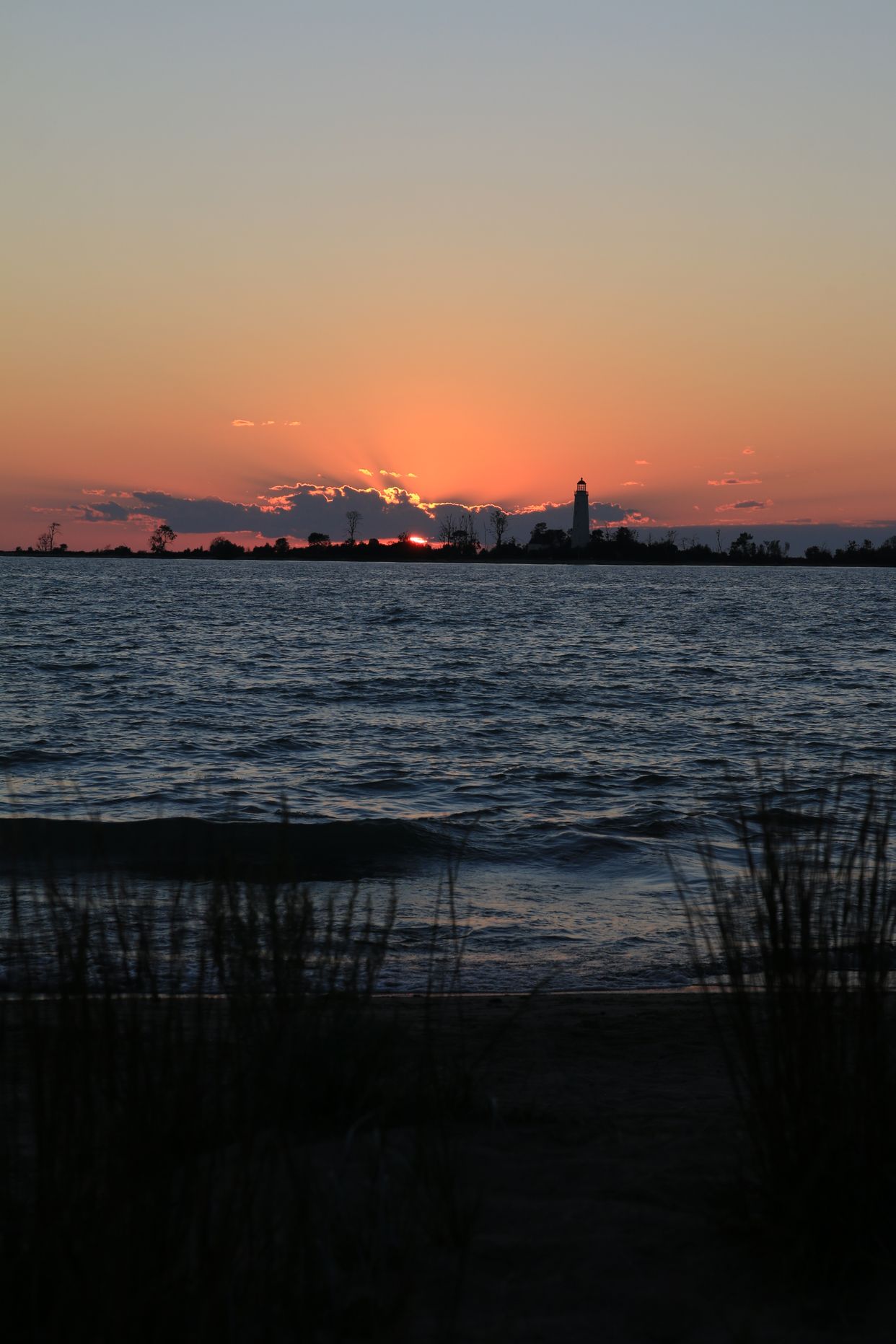 View of Chantry Island Lighthouse