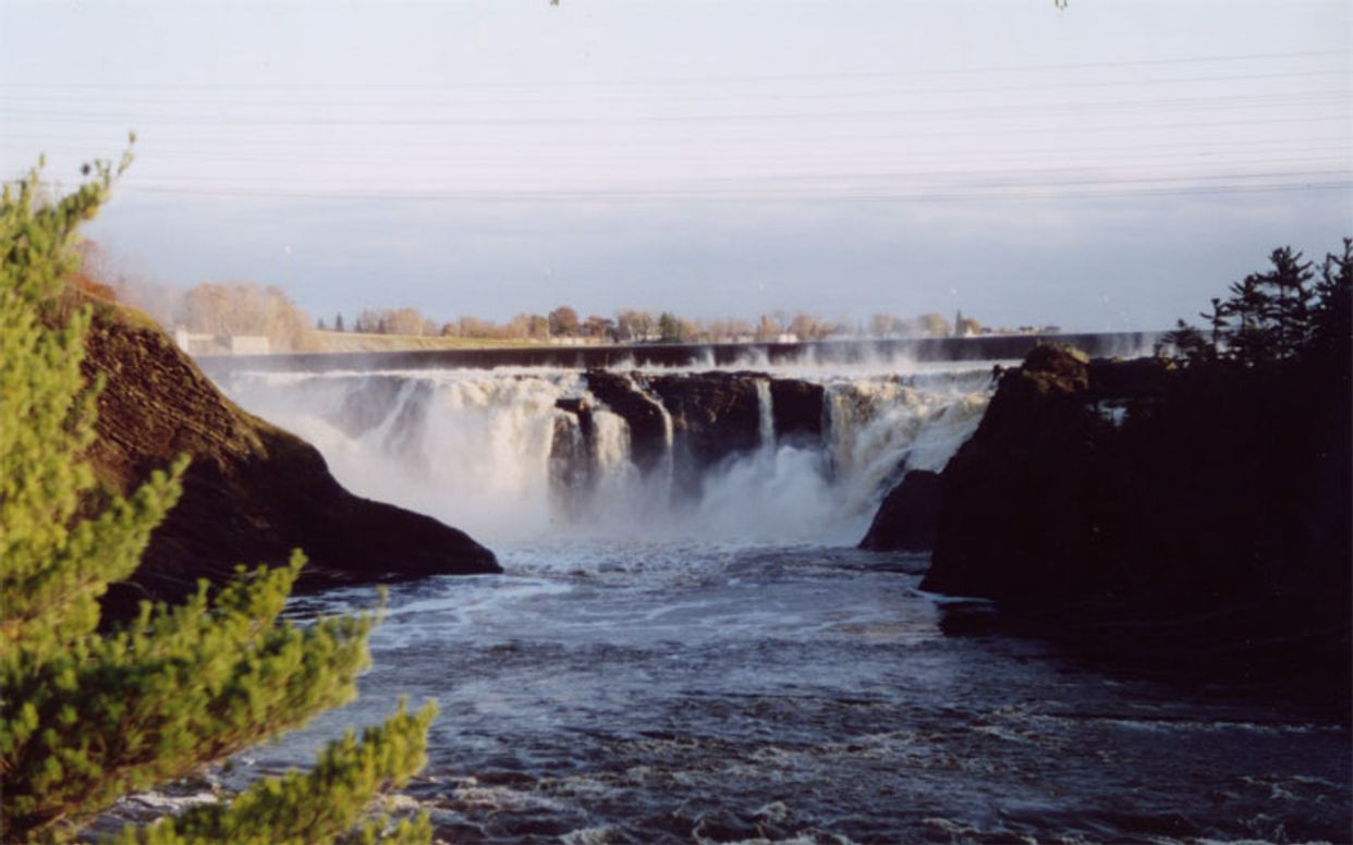 View of Les chutes de la rivière Chaudière 