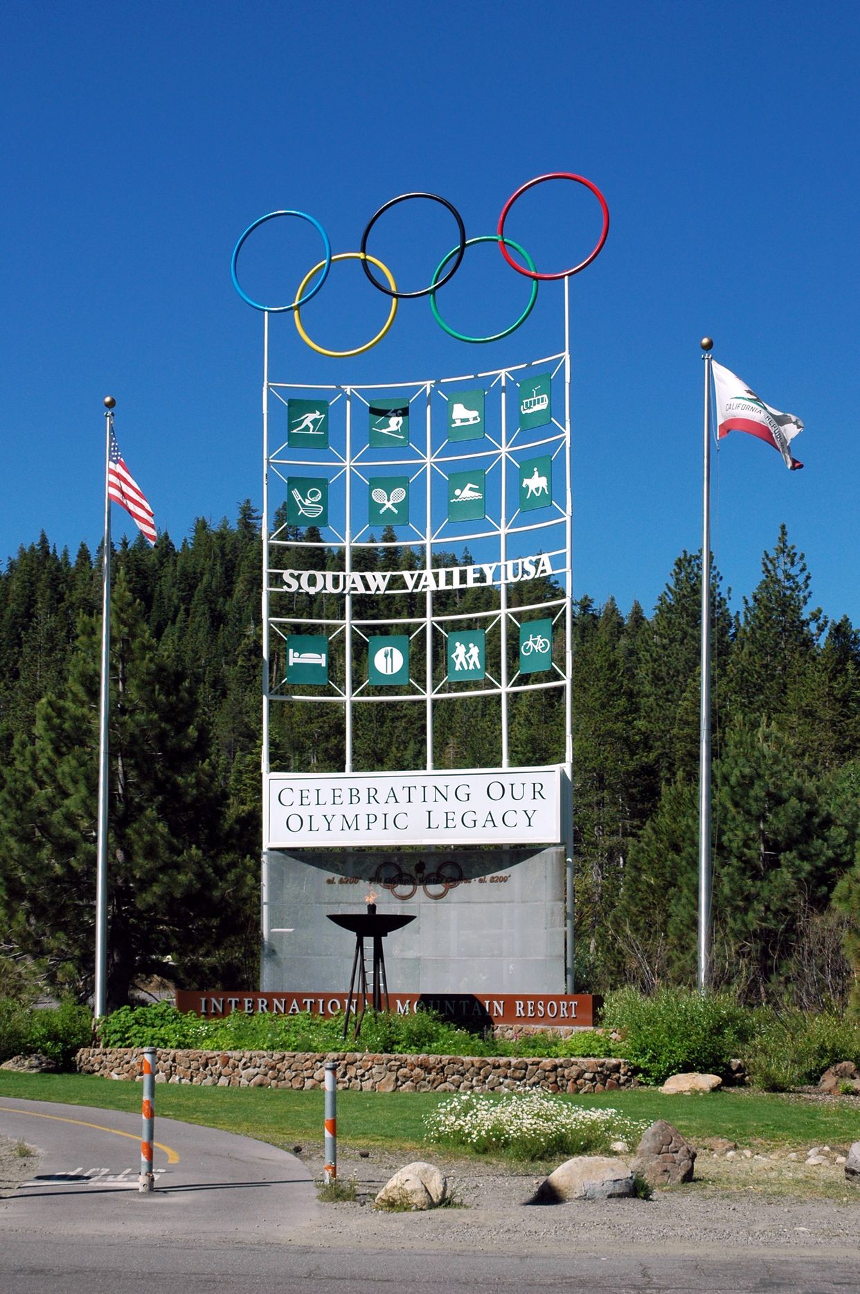 Olympic Entrance sign