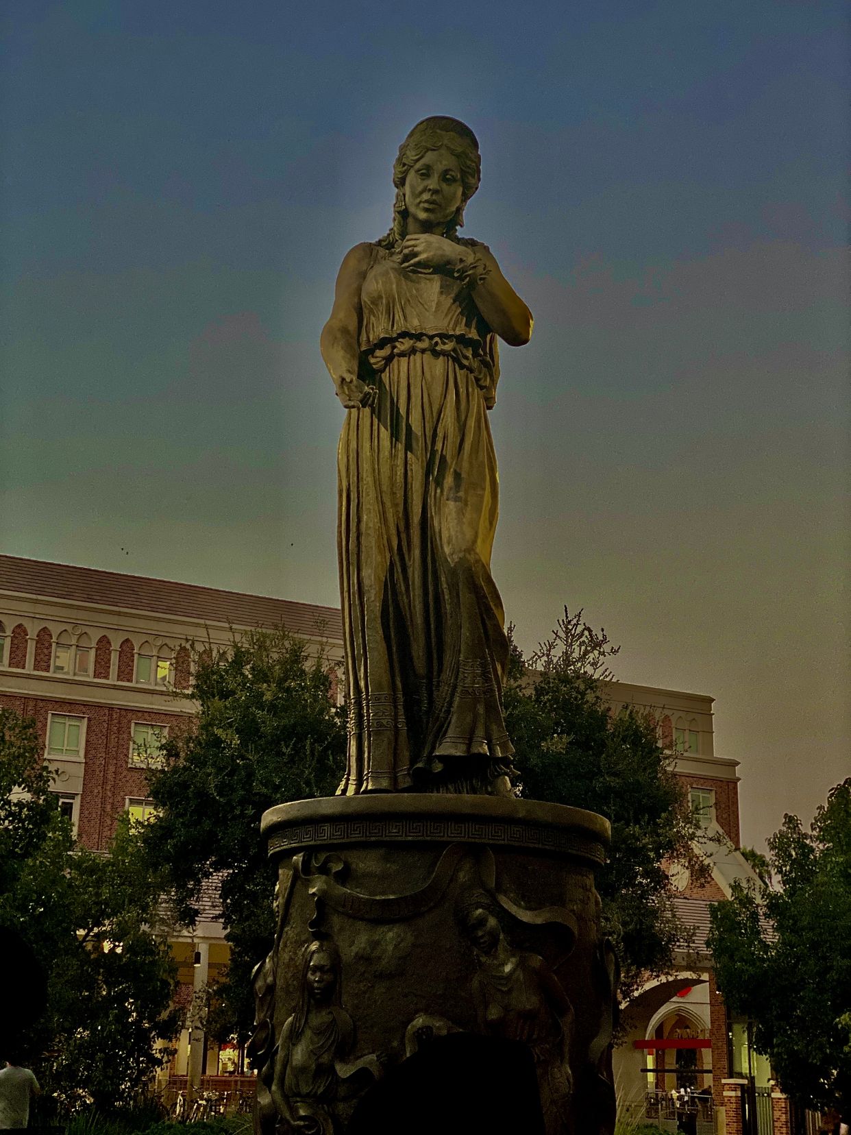 USC Village Statue