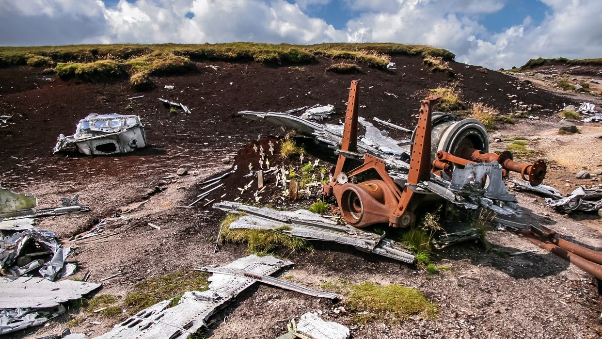 B29 Over Exposed Crash Site