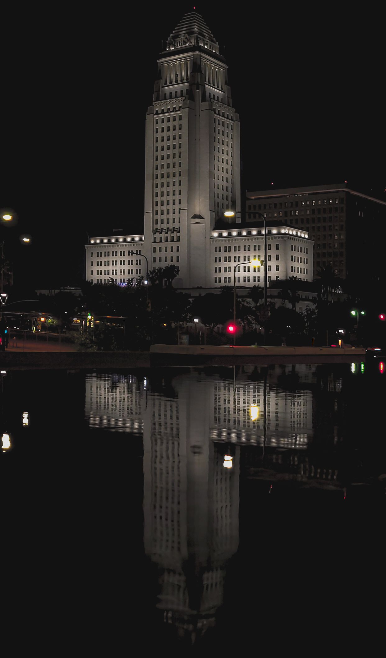 LA City Hall Reflection Location