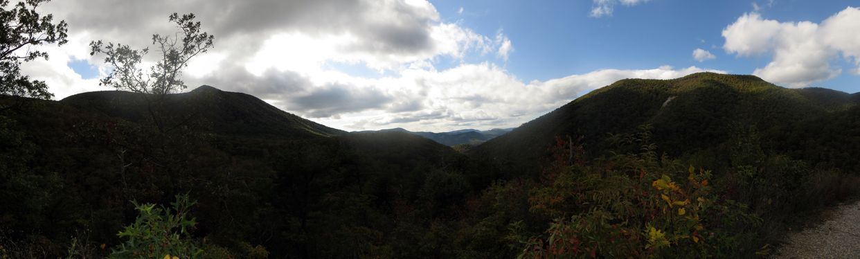 View from Petites Gap Overlook