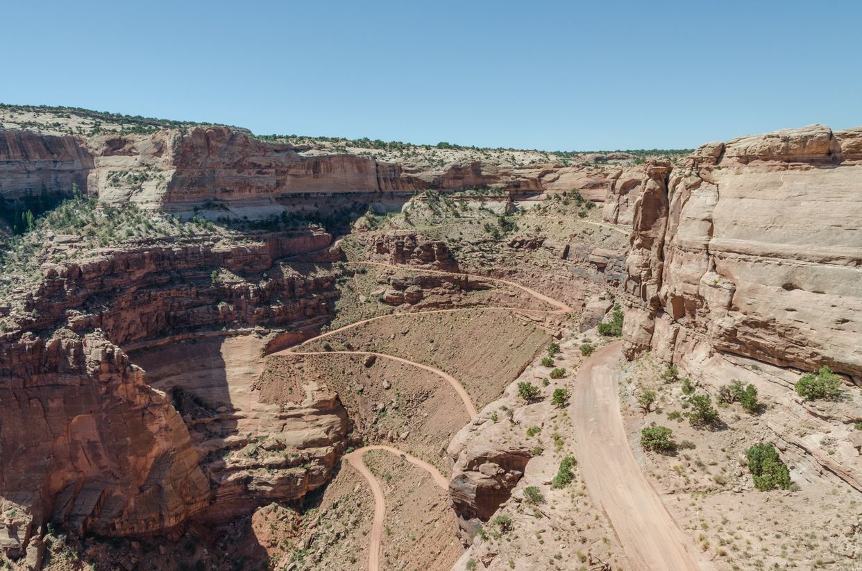 Shafer Canyon Overlook View