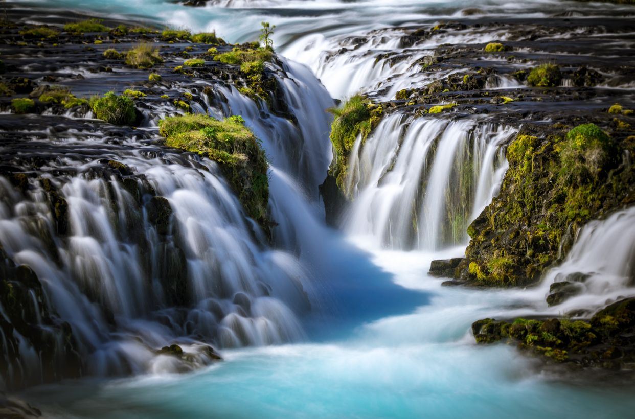 Bruarfoss Waterfall